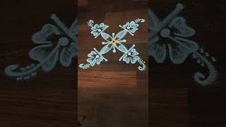 New creativity Flower rangoli 🌺 #rangoli #easyrangoli #creative #shorts #trending #youtubeshorts