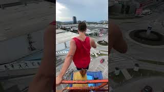 100ft Airbag Jump 😳 #ddsquad