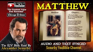 40 | Book of Matthew | Read by Alexander Scourby | The GREATEST VOICE  Recorded!