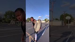 Louder than I expected 🏈💨🤣 #football #reelsinsta #what #explode #reelsexplore #trickshotcop