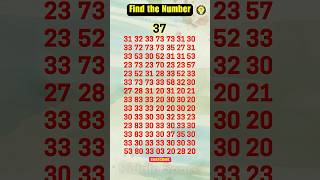🤔Can You Spot The Hidden Number 37? #FindTheHiddenNumber #quiz #findthedifference