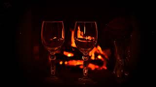 Romantic Music for Love Night❤️Crackling Fireplace & Love Making Music 3 Hours, Wine and Chill Music