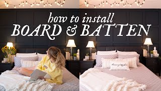 How to Install Wainscoting | DIY Board and Batten