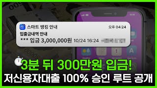 저신용자대출 은행이 절대 안 알려주는 무직자대출 전용 비상금 루트 공개! 저신용자대출의 비밀