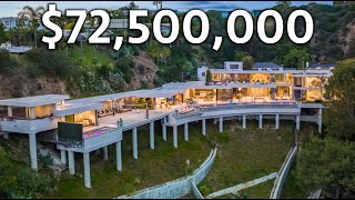 素晴らしいアメニティを備えた72,500,000ドルのハリウッドヒルズメガエステート内！