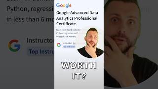 Is The New Google Advanced Data Analytics Professional Certificate WORTH IT? 📊💡