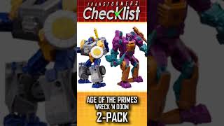 ✅ Transformers CHECKLIST: Wreck 'N Doom Carnivac Vs. Fisitron - Age of the Primes Part #20