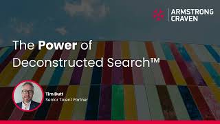 Deconstructed Executive Search: Packaged, Priced And Delivered Differently