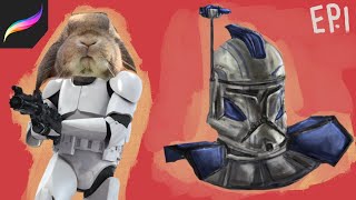 COSPLAY CONCEPT ART (Star Wars clone captain)