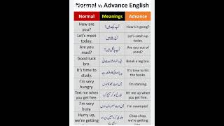 learn it 😄# ADVANCE words