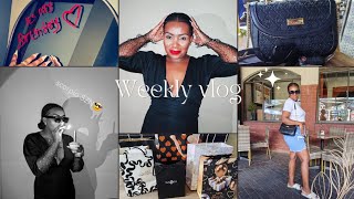 Weekly Vlog | how i spend my birthday🎂|| Unboxing my gifts🎁| grocery shopping|South African Youtuber