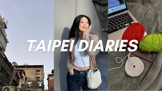 TAIPEI DIARIES 💫 | roller skating, crochet, puzzle cafe, getting ready for Christmas, and more