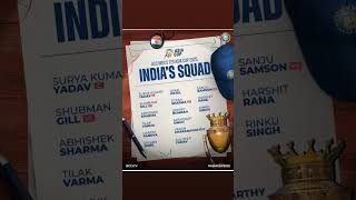 Indian squad  team #trending #shorts #viral #motivation #dailyvlog #new #song #india #cricket
