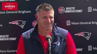 Mike Vrabel: "There's a Lot of Guys That Care About the Team." | Patriots Press Conference