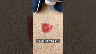 Remove Candle Wax From Carpet #shorts