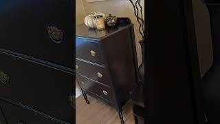 Hello October! This BLACK ￼PAINT finish is scary good👻 #shorts #diy #home #halloween #howto #black