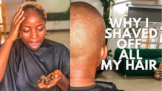 WHY I SHAVED OFF ALL MY HAIR: My going bald experience!