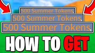 How To GET & USE SUMMER TOKENS In Blox Fruits! Roblox