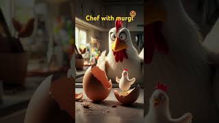 Murgi Jab Chef Banna Chahta Hein #amazingcartoon  #amazingshorts #amazingkidsking