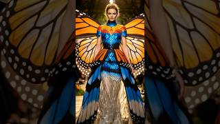Al Meeting High Fashion 👑✨| Futuristic Runway Look #Almodels #Runway #Shorts