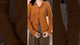 ✅️fashion hack: start to crop every cardigan. #fashionhacks