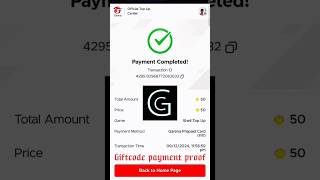 Giftcode app payment proof free fire diamond | How To Get Free Diamonds In Free Fire 2025 #giftcode