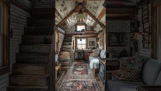 Cozy Rustic Tiny House Tour 🏡✨ | Warm Cabin Vibes TinyHouse #CozyHome #CabinVibes #RusticLiving