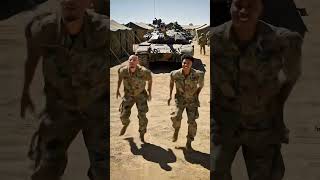 UK Soldiers Dance Hip-Hop Beside Tank 💥🇬🇧 #CinematicShorts