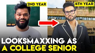 Glow Up from College Fresher to Senior *FULL LOOKSMAXXING GUIDE*