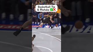 Basketball Tip & Mistake ✅❌