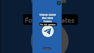 Telegram Channels Every Fresher Should Follow! ✅