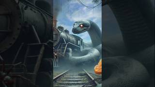 Giant Anaconda Crushes an Abandoned Train – A Deadly Encounter!