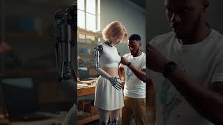 The humanoid robot exhibits unexpected dancing skills #robotics #AI #innovation