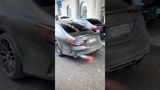 BEST SOUND 🔥 Mercedes-Benz CLS 63 AMG 🤯 STRAIGHT PIPES | #amg #mercedes #cls