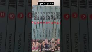 Spy x family    #love #spyxfamily #spyxfamilymanga #books #youtubeshorts #volume1to11