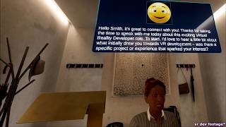 I created a VR JOB INTERVIEW SIMULATOR with 100% LOCAL AI !