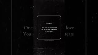 true love feelings #truelove #broken #feelings #sad #alone #feelingwhatsappstatuslyrics #trending