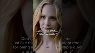 Stefan is the only man who never judges Caroline