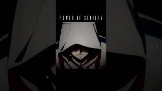 🔥new anime status🔥|😎the power of senior 😎|🔥💯 #anime #animeshorts