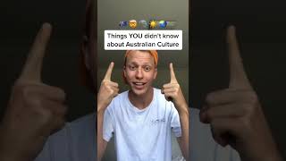 Things YOU didn't know about Australian Culture #shorts