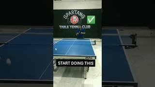 Avoid Hitting Flat Smash On Backspin Ball❌Instead Try Spinning It| #tabletennis #tutorial