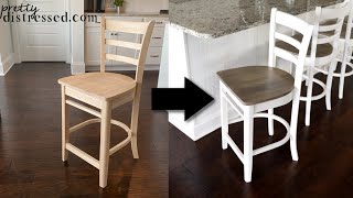 How to Paint and Stain Unfinished Wood Furniture