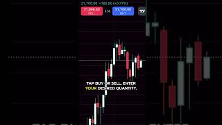 How to Place a Market Order in TradingView Mobile #tradingview #mobiletrading #trading