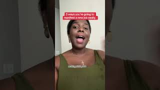 3 ways you’re going to manifest a new job easily. #newjob #jobapplication #careergrowth