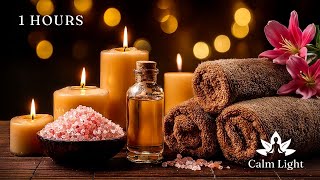 Soothing Piano Spa Music 🌙 Candle Light Ambience for Meditation, Sleep & Stress Relief