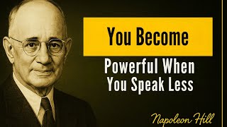You Become Powerful When You Speak Less - Napoleon Hill
