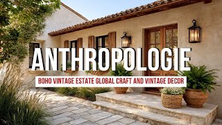 Boho Vintage Estate Inspired by Anthropologie Home Mixing Global Craft and Vintage Decor