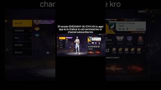 40 emote GIVEAWAY HU GYA HA/one place FF/#freefire #battleroyalegame #emotegiveaway