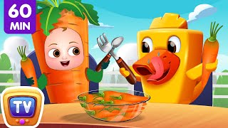 The Vegetable Friends - 🎶 Fun Food & ABC Songs for Toddlers | ChuChu TV Nursery Rhymes for Infants 🎶