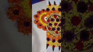 #festival #flowerrangoli #simple #design #india #traditional #cultural #activity #viral #shorts